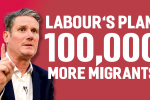 Labour’s open border policy = 100,000 more migrants